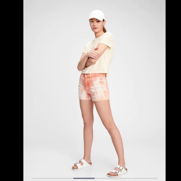 GAP Cheeky Tie Dye Denim Short - Picture 5 of 16